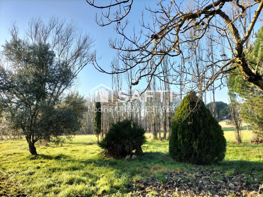 Entre Montauban et Castelsarrasin, en pleine campagne, cette propriété offre un cadre de vie paisible, entouré de nature et sans