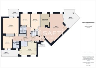  Appartement  vendre 7 pices 145 m