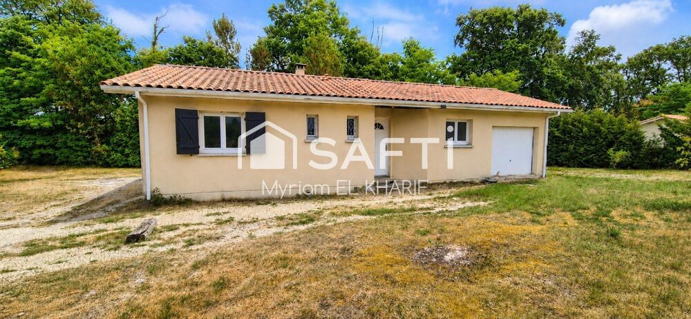 Lüe -Maison de 2010 - 3 chambres sur 1 227 m² clos
