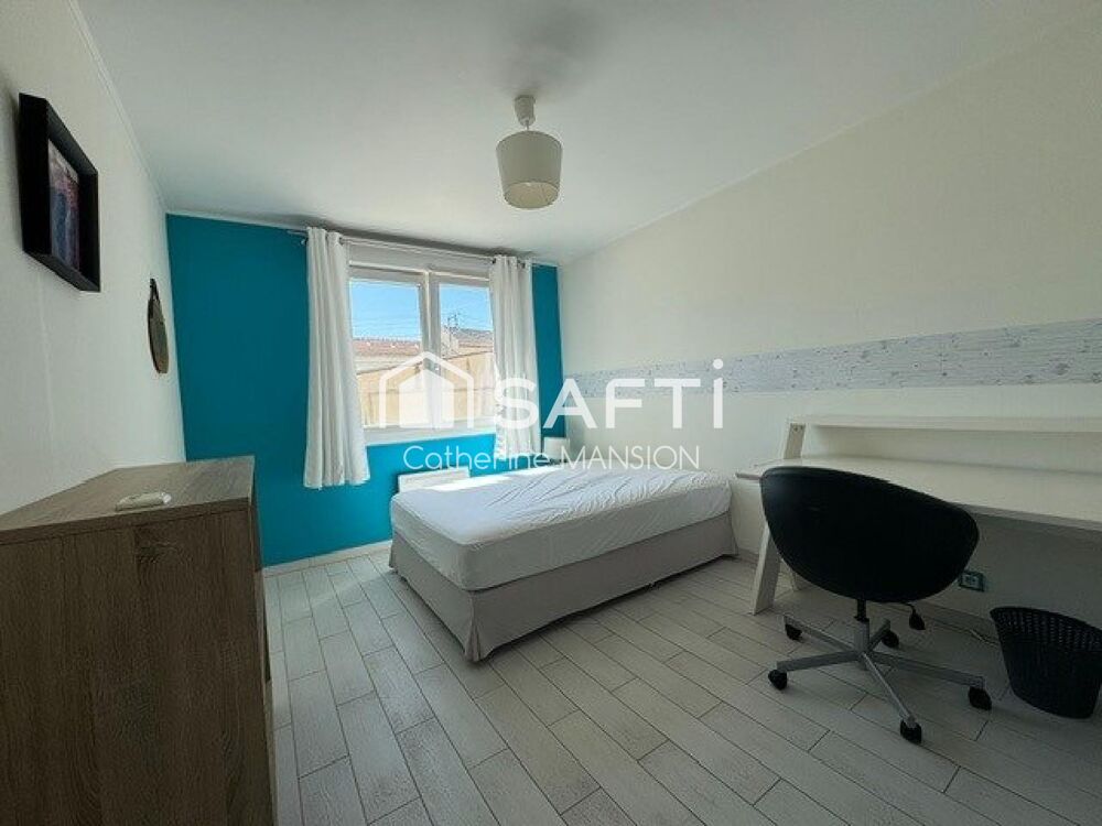 A vendre à Reims quartier Courlancy, T4 lumineux et traversant avec balcon, 3 chambres.