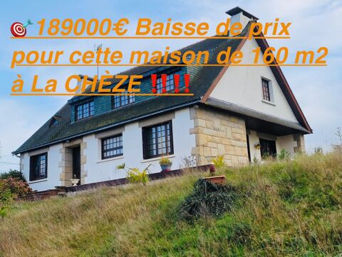   N�o Bretonne atypique sur un terrain au calme surplombant le bourg de la Ch�ze. Maison - 6 pi�ce(s) - 160 m�