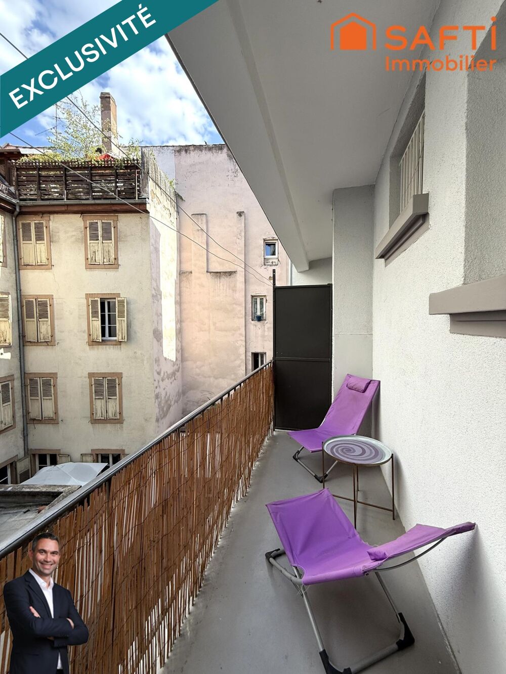 Vente Appartement Superbe appartement de 2 pièces avec vue sur la Place d'Austerlitz disposant d'un balcon et d'une cave ! Strasbourg