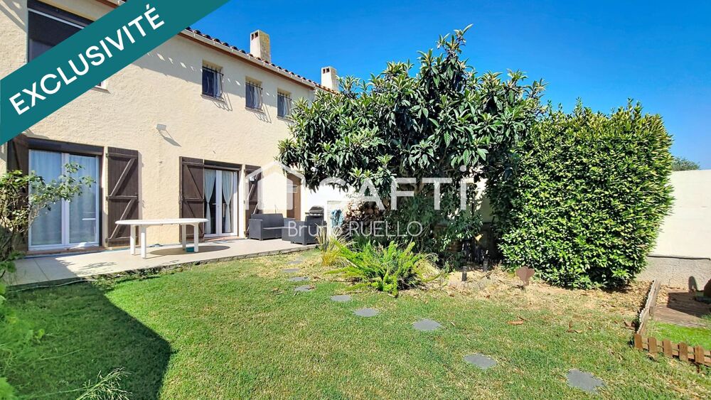 Maison 3 chambres, avec jardin et garage à Elne (66200)
