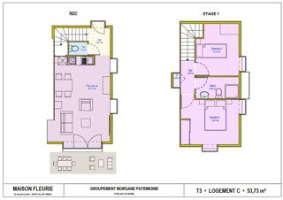  Appartement à vendre 3 pièces 54 m²