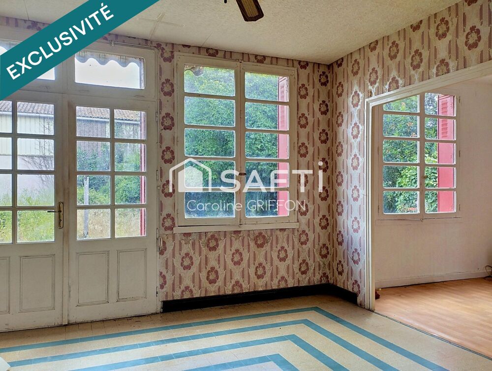 Ensemble Maison 3 pièces à rénover et garage 40 m²