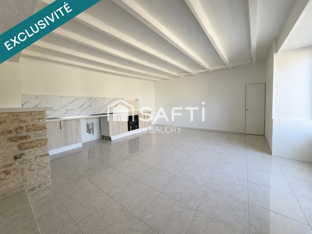 Maison rénové de 94 m²  Charme de l'ancien et confort moderne, proche toutes commodités