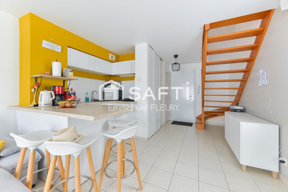 Vente Appartement T2 duplex – Dernier étage – Balcon – Résidence sécurisée – Proche Cardo Nantes