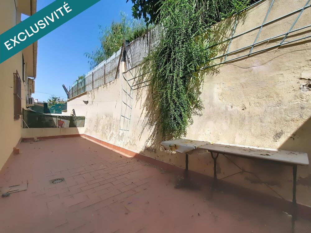 Appartement T3 avec cours privée, jardin et garage
