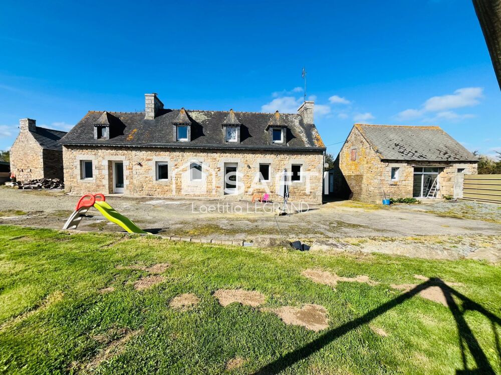 Vente Maison Longère en campagne Côtes d' Armor entre Guingamp et Lannion Pedernec