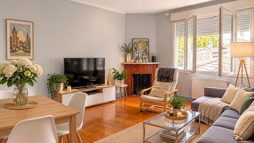 Vente Appartement T3 TRAVERSANT DE 71M² - NANSOUTY - LIMITE SAINT-GENES - CHARME DE L'ANCIEN Bordeaux