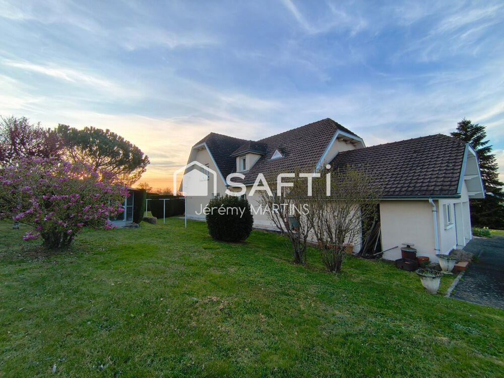 Maison familiale, vue campagne, calme absolu et volumes généreux