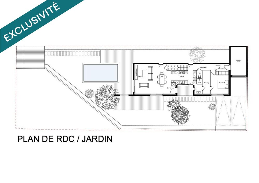 Villa d'architecte contemporaine et familiale.