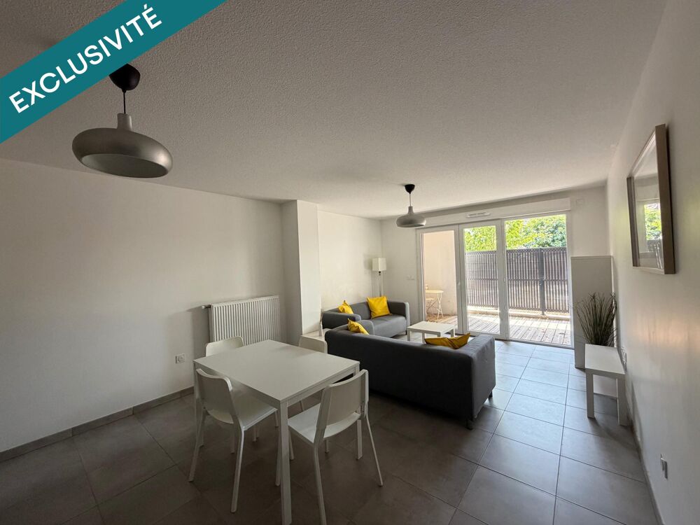 Vente Appartement T3 standing avec terrasse, métro et parking Toulouse