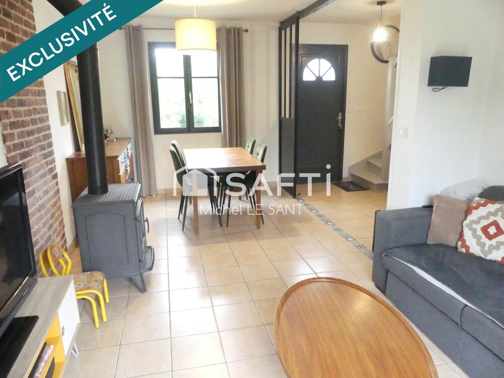 88 m² habitables, 4 chambres, un jardin clos et arboré, un garage et même des arbres fruitiers !
