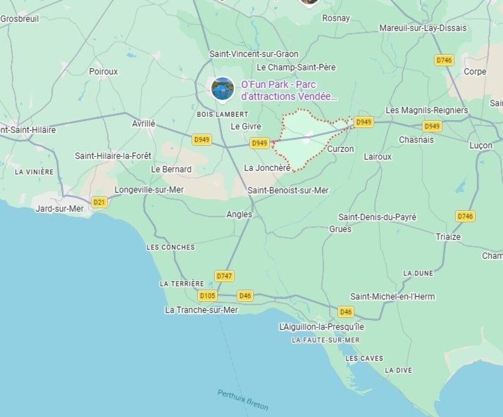 Vente Terrain Terrain constructible de 605m2 Saint-cyr-en-talmondais