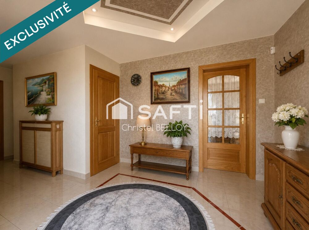 Maison familliale de 180m2 avec 4 chambres et un agréable terrain de 11ares.