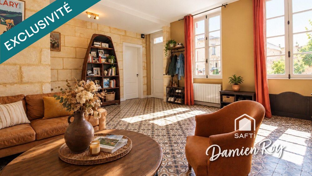 Maison de maître en pierre de 190 m² au coeur de Lamarque.