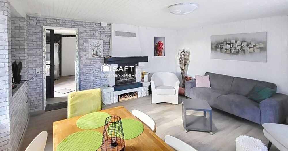 Maison de village, type longère, 3 chambres 96 m2