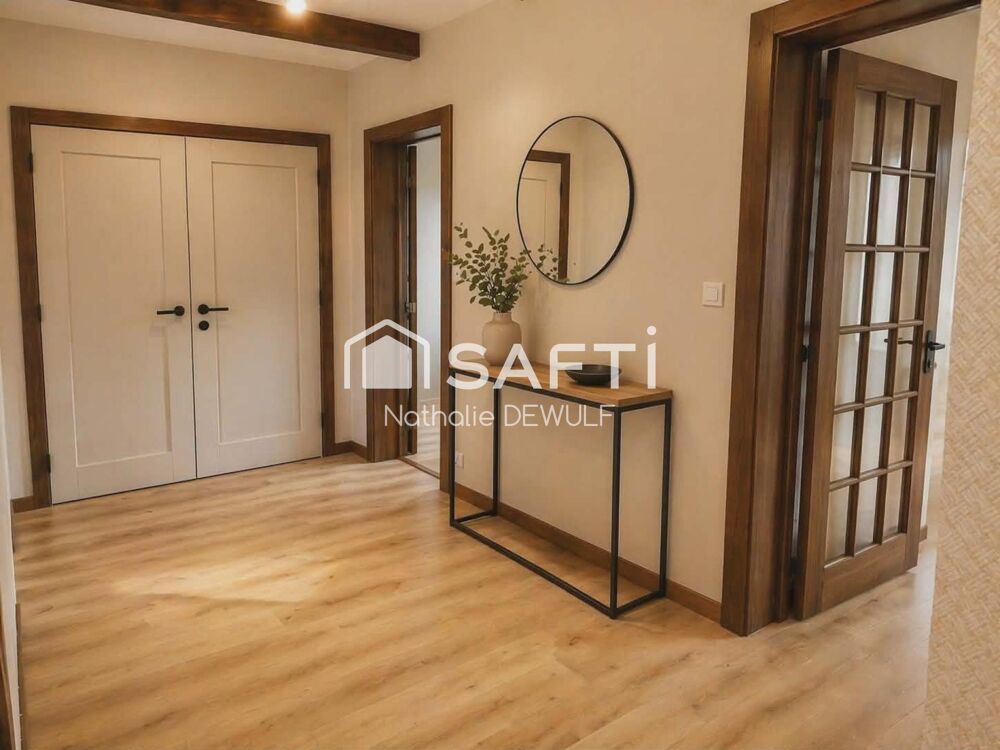 BRUYERES -ET-MONTBERAULT: PAVILLON SUR SOUS-SOL COMPLET ,JARDIN ,4 CHAMBRES, CONFORT P. PIED.