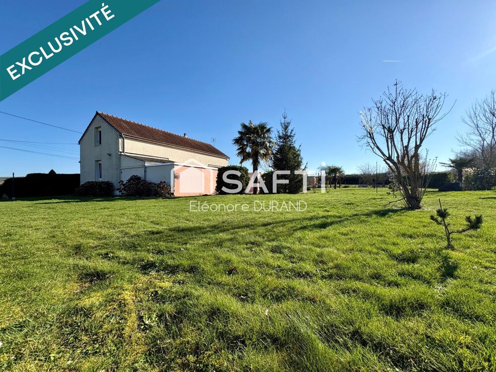 Proche Fismes Maison 136m2 confort de plain-pied 4 chambres 2000m2 de jardin