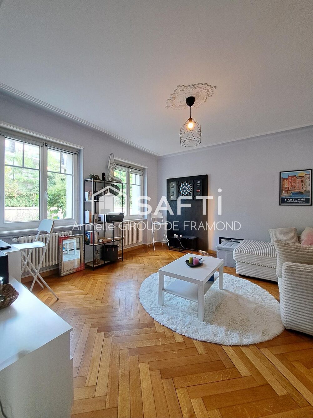 Vente Maison Coup de cœur à Mulhouse dans le quartier prisé du Bas-Rebberg limite Brunstatt, belle et vaste maison mitoyenne de 194 m2, 8 piè Mulhouse