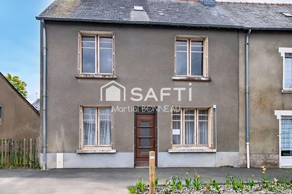 Au coeur du bourg, une maison où tout se fait à pied et où il fait bon vivre.