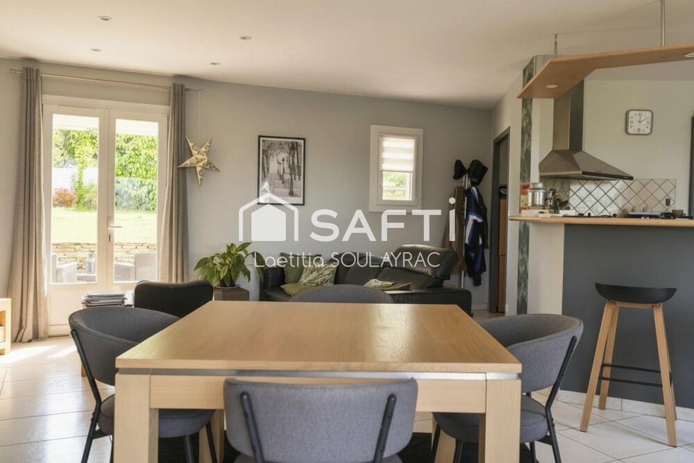 Villa 108 m² avec garage et jardin.