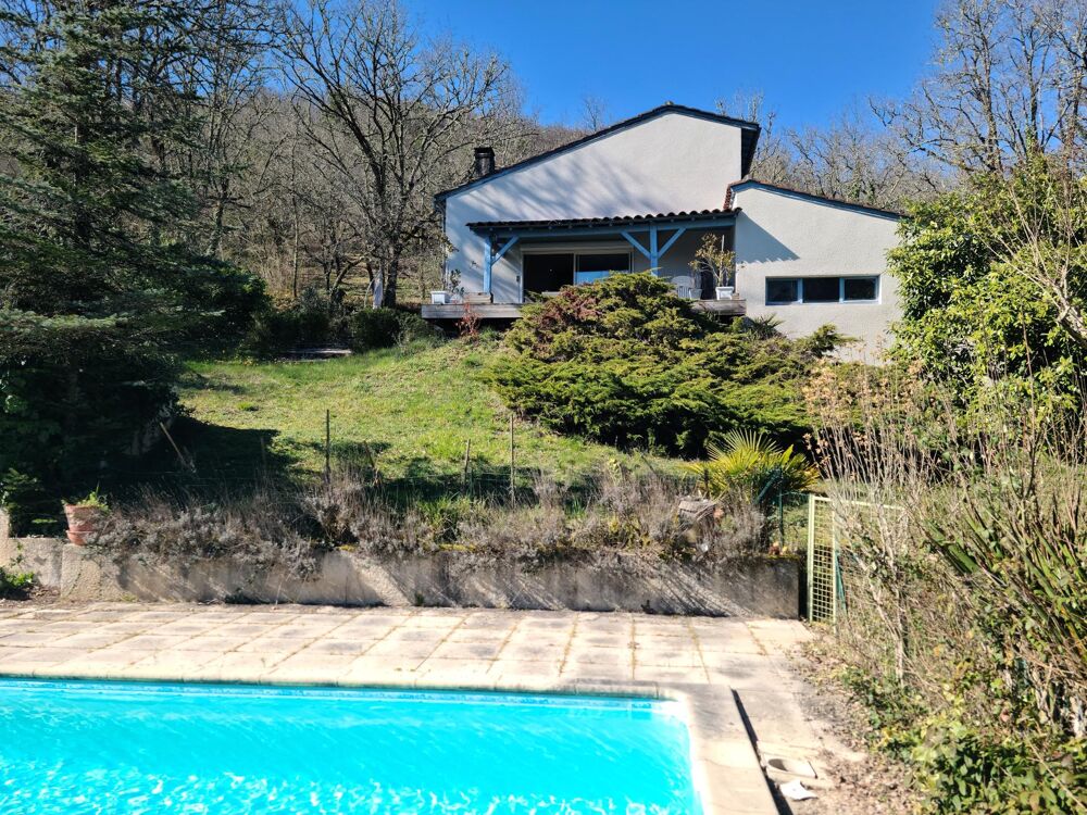 Maison 3 chambres, piscine, garage, terrain 3,2 ha