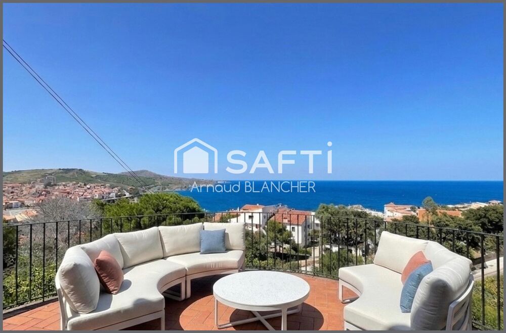 Vente Maison Villa atypique avec terrasse suspendue et vue spectaculaire sur la Méditerranée Banyuls-sur-mer