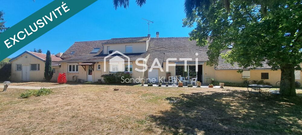 Vente Maison Authentique Longère 251 m² de charme et d'espace, 5 chambres. Ferrieres-en-gatinais