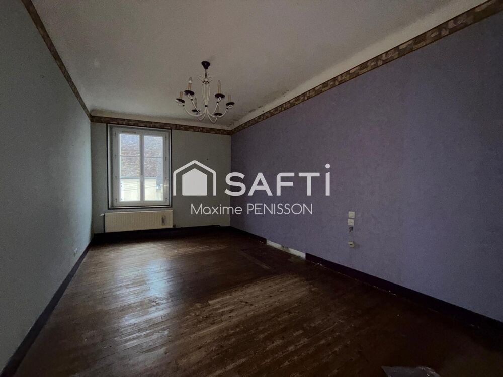 Maison de ville 98 m²  3 chambres  Centre-ville de Mamers