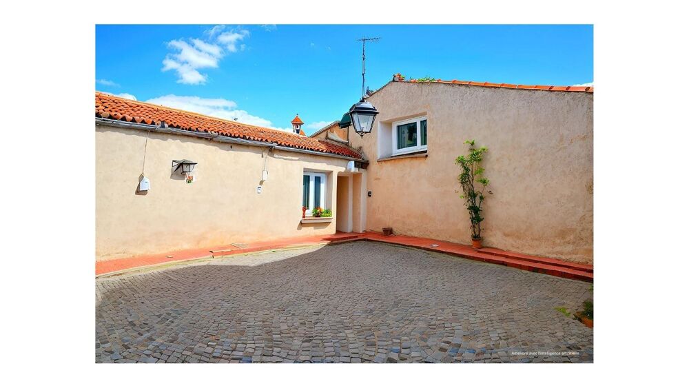 Maisons de village avec toit terrasse et appartement attenant plain pied indépendant actuellement loué