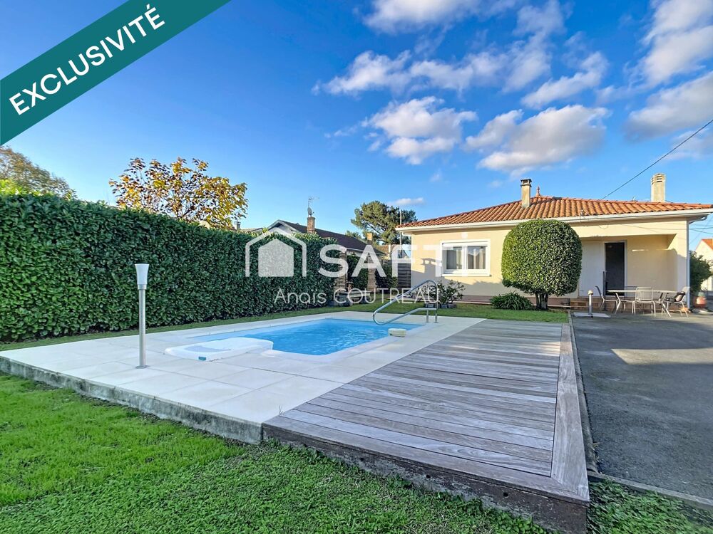 Vente Maison CHARMANTE MAISON DE PLAIN PIED AVEC PISCINE PROCHE DU CENTRE VILLE Saint-medard-en-jalles
