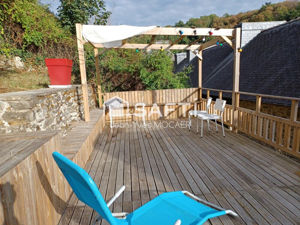 Vente Maison PONT DE BUIS LES QUIMERCH (29590) ; Propriété atypique, pleine de caractère et de potentiel. Pont-de-buis-les-quimerch