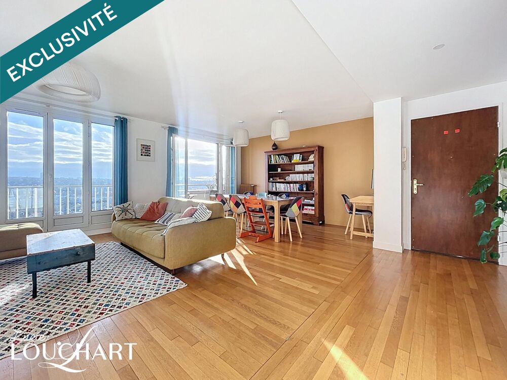 Appartement familial Dernier étage rénové par un architecte