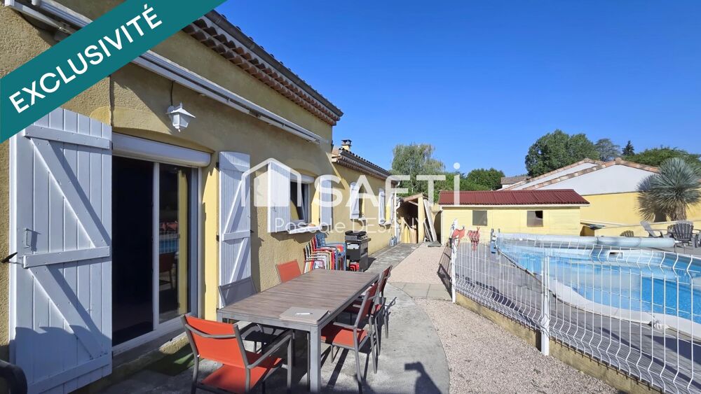 Charmante maison avec beau terrain et piscine
