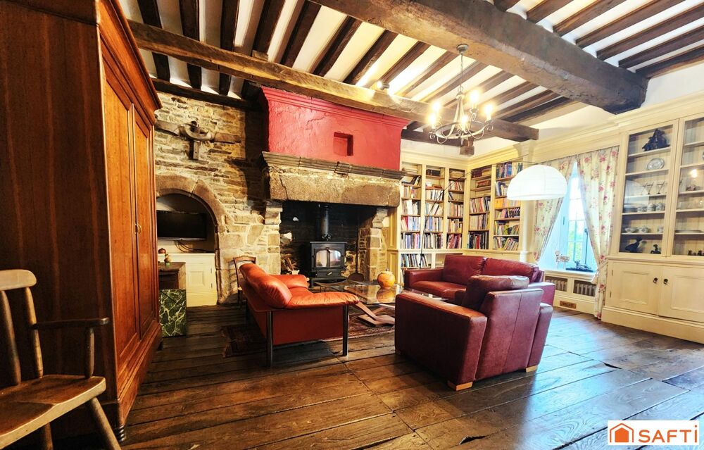 Vente Maison Manoir du 17ème siècle de 256m² entièrement rénové Loyat