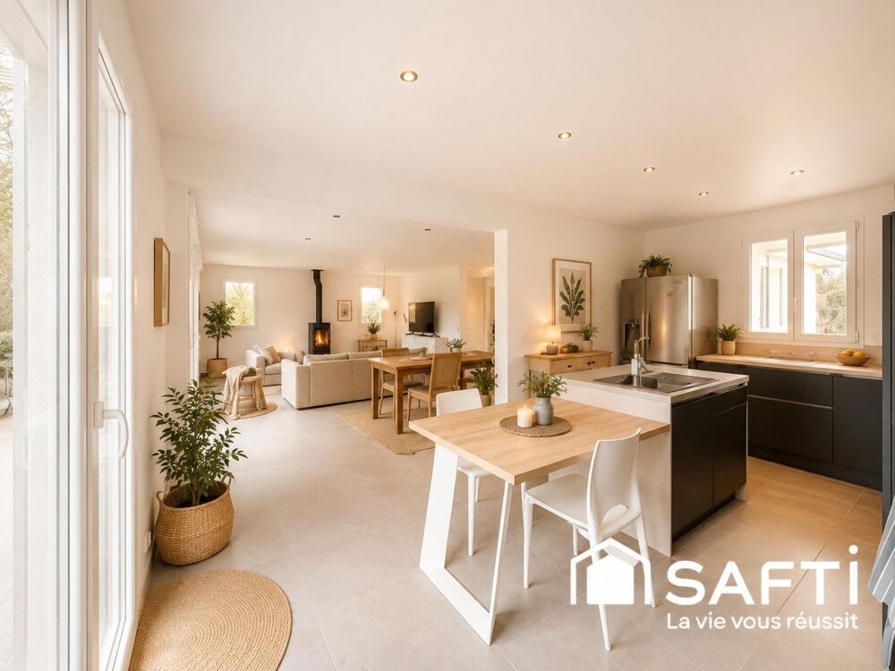 Vente Maison Maison de plain-pied de 130 m2, 3 chambres, terrain de 916 m2 Lesigny