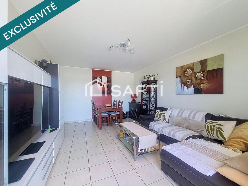 Vente Appartement T4 - 78m2 - 3 chambres - Balcon - Box en sous-sol Poissy