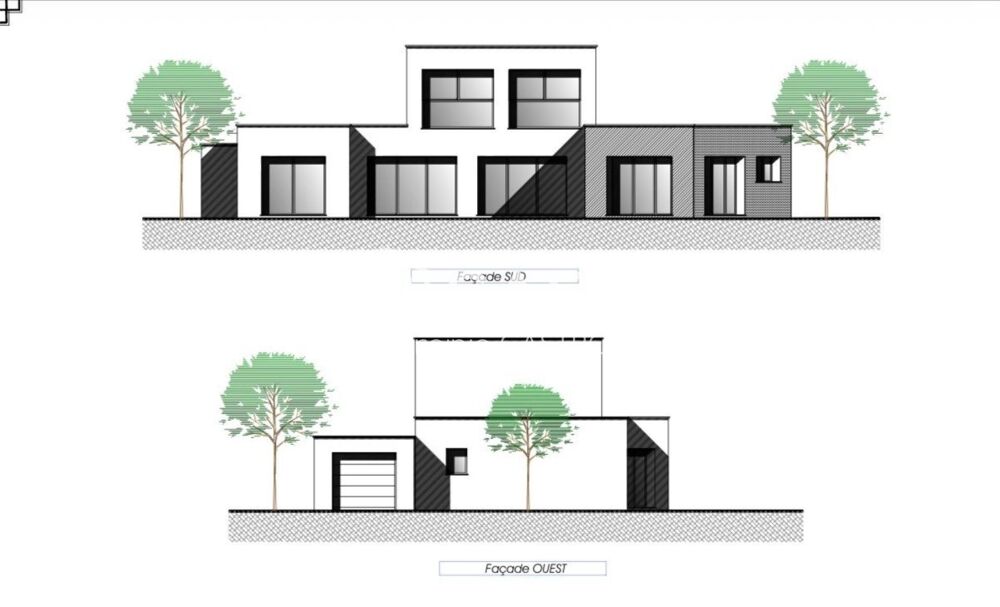 Vente Terrain MONTAUROUX-TERRAIN avec PC VILLA CONTEMPORAINE (GARAGE & PISCINE) Montauroux