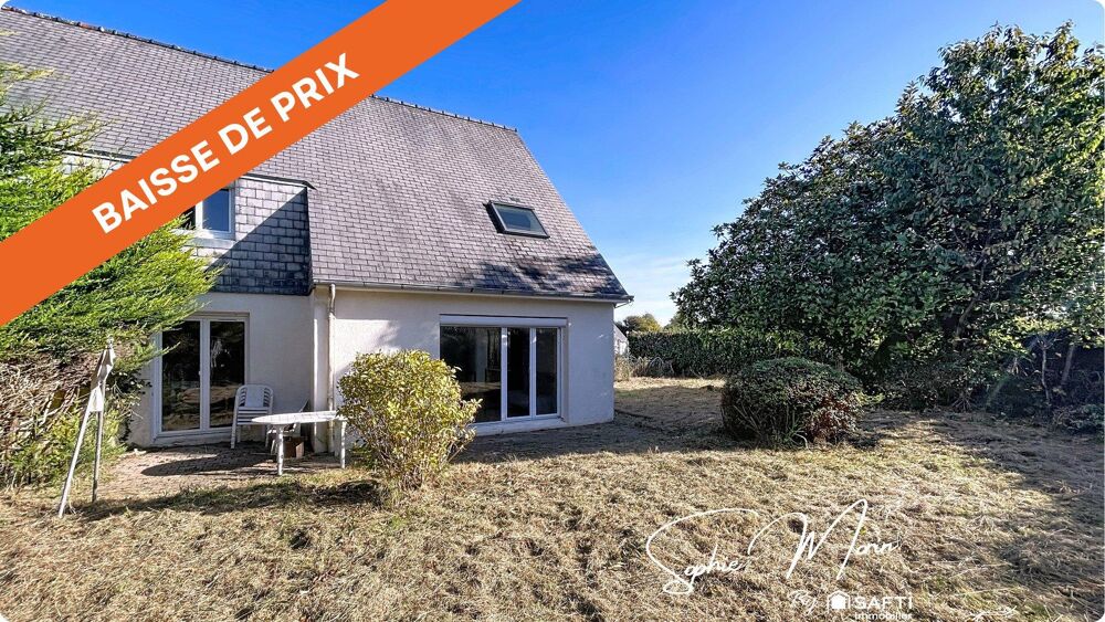LANNION  MAISON FAMILIALE DE 122 m²  4 CHAMBRES  JARDIN  TERRASSE PLEIN SUD