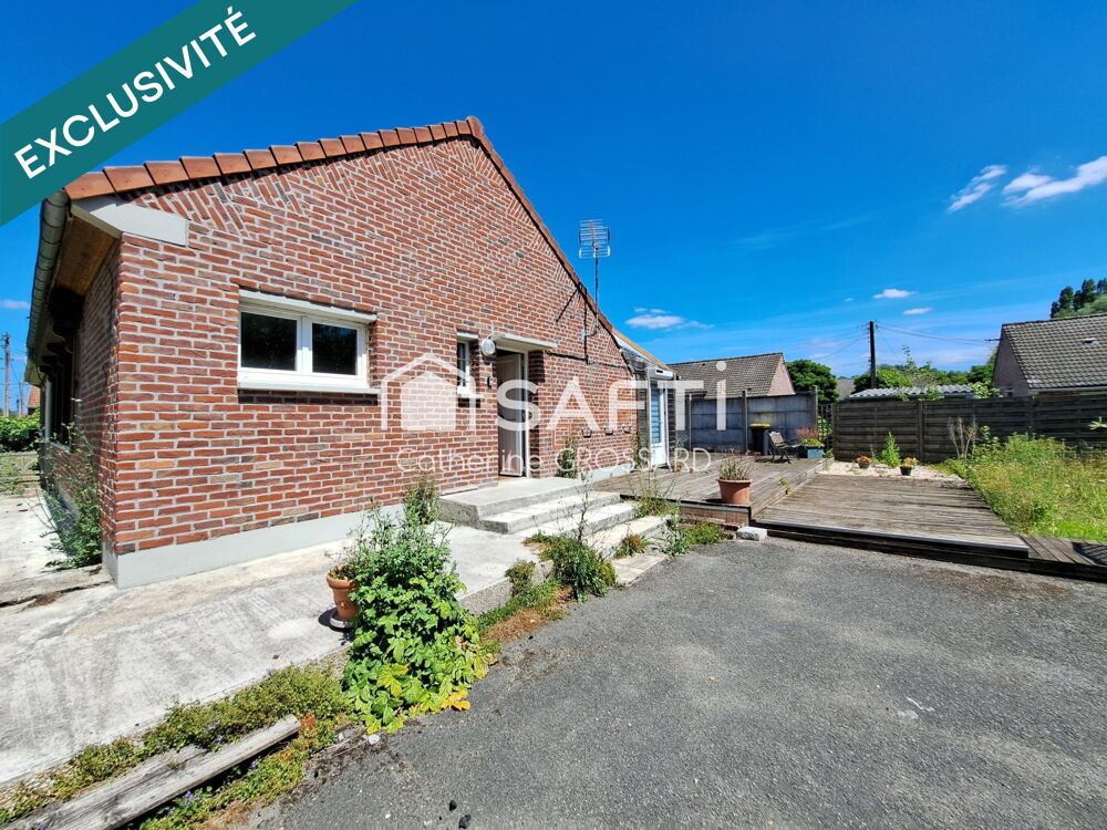 Semi plain pied 90 m², 3 ch, Jardin, Grand garage