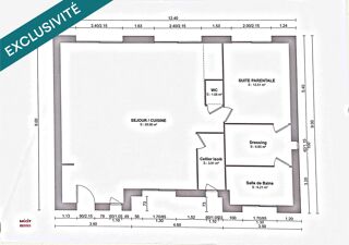 Vente Terrain Terrain constructible 1 050 m² – projet avancé Croth