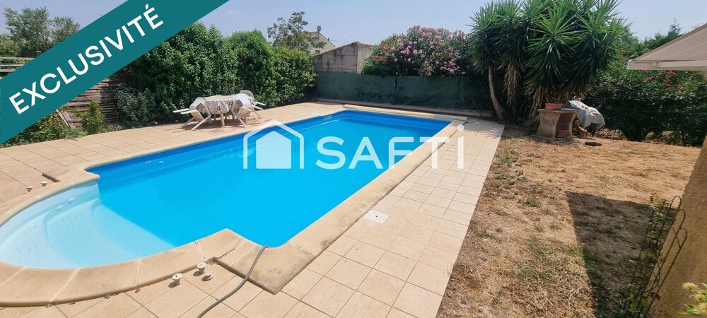 Vente Maison Pavillon 4 chambres, piscine, garage Castelnau-d'aude