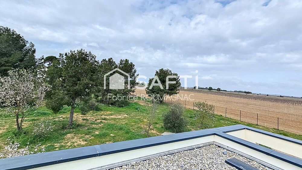 A Vendres villa de 148 m² quatre chambres, garage, piscine sur une parcelle de 627 m²