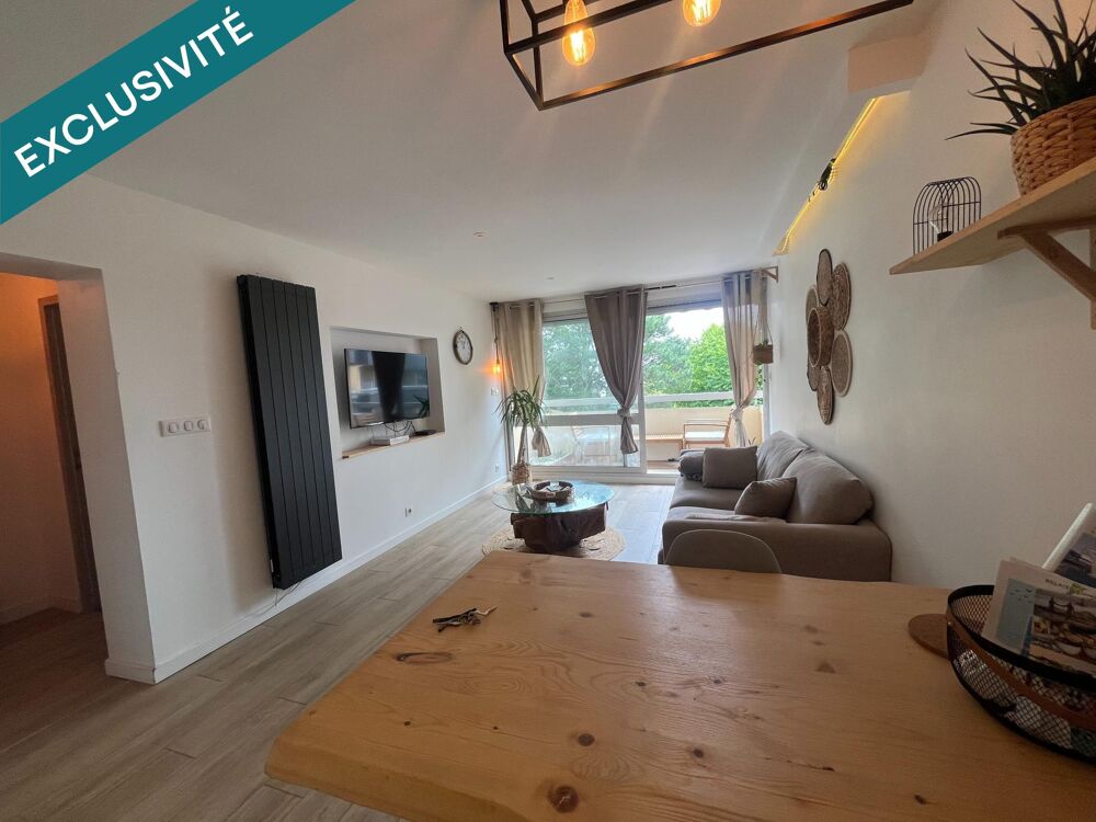 appartement de 43m2 avec deux balcons et une vue dégagée