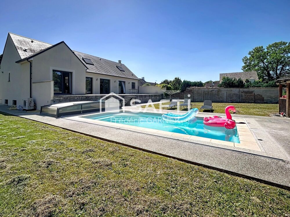 Maison individuelle de185 m², 6 chambres, sous-sol total, piscine