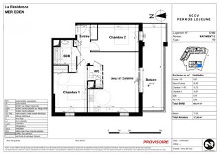 Vente Appartement Appartement T3 en VEFA ( Vente en l'Etat Futur d'Achèvement) Perros-guirec