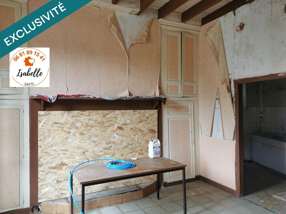 Ancienne maison en pierres et colombages avec de gros travaux : Investisseur
