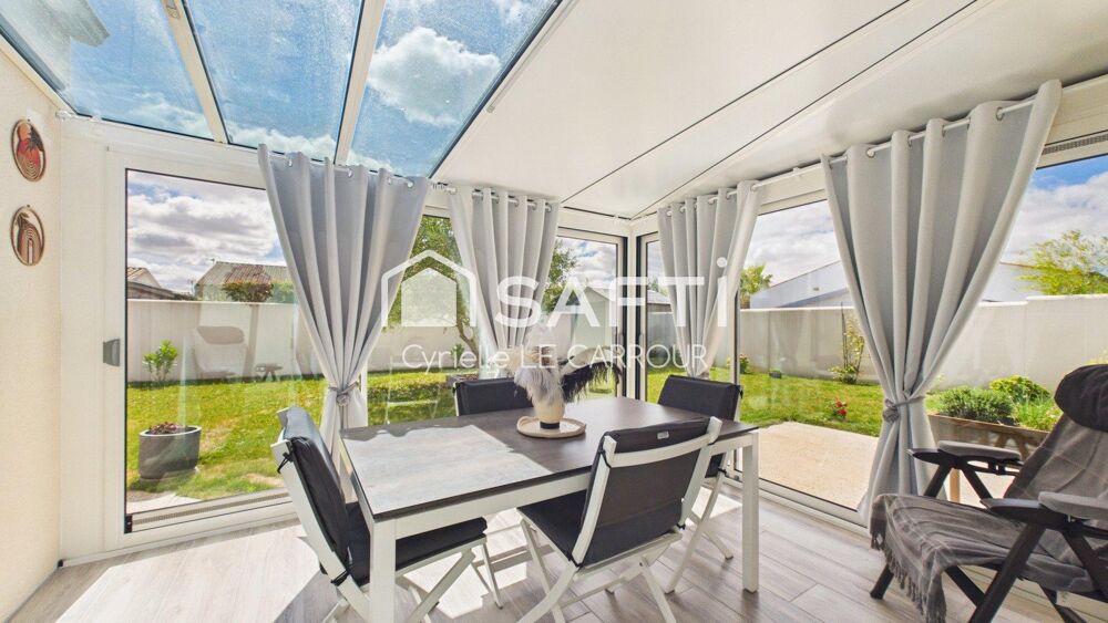 Maison lumineuse 3 chambres avec véranda et jardin